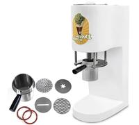 HNBYLMM Sorbetière à Spaghettis, Machine à Glace en Acier Inoxydable, 4 moules interchangeables, Presse-Glace électrique pour pâtes 30 l/h, pour Glacier