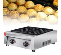 HNBYLMM Takoyaki Maker, 56 Holes Commercial Octopus Ball Maker with Non Stick Pan, Temperature Range 32-572℉, Japanese Takoyaki Machine Fish Ball Maker Machine for Fried Eggs, Takoyaki