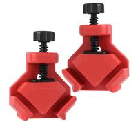 HNCY 2 PCS Serre joint angle 90 °,Serre joint d'angle Réglable pour Epaisseur de panneau 2-26 mm, Serres joints d'angles à vis Force de serrage 250N, pour Outils Menuisier, Soudage de Charpentier