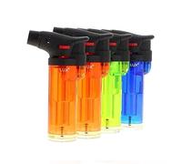 HND Lot de 4 briquets tempête Torche Lux avec tête Chalumeau