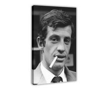 Hndeial Poster sur toile Acteur Jean-Paul Belmondo 2 - Décoration de chambre à coucher - Paysage sportif - Décoration de bureau - Cadeau sans cadre - 30 x 45 cm
