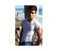 Hndeial Poster sur toile Acteur Taylor Lautner 8 - Décoration de chambre à coucher, bureau, chambre - Cadeau sans cadre - 30 x 45 cm