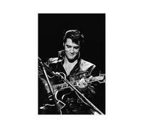 Hndeial Poster sur toile Elvis Presley - Décoration de chambre à coucher - Paysage sportif - Décoration de bureau - Cadeau sans cadre - 40 x 60 cm