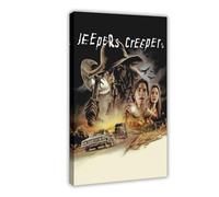 Hndeial Poster sur toile Jeepers Creepers - Décoration de chambre à coucher - Paysage sportif - Décoration de bureau - Cadre cadeau - 40 x 60 cm