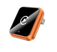 Hndhbfgrt Adaptateur CarPlay sans 2 en 1 pour Android Auto:Boîtier Intelligent avec Intelligence Artificielle,Wi-FI et Bluetooth 5.0+Commande Vocale, Connexion Filaire à CarPlay sans