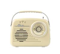 Hndhbfgrt Connectivité USB BT SD FM AUX Radio Bluetooth Design Vintage Rétro Multifonctionnelle pour Maison Bureau A