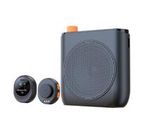 Hndhbfgrt Haut-Parleur Bluetooth Clip-on avec Microphone Lavalier, Amplificateur Vocal sans J98 et Étui de Chargement pour l'enseignement et Le Streaming.