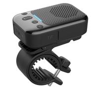 Hndhbfgrt Haut-Parleur Bluetooth Portable pour Vélo avec Support pour Carte TF, Double Appairage, Radio FM, Design avec Clip pour Le Col, Idéal pour Le Cyclisme, la Randonnée et Le Camping.