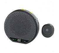Hndhbfgrt Haut-Parleur sans Little Bee avec Bouton Magnétique, Haut-Parleur Lavalier Puissant pour Centre Commercial, Bluetooth 2.4G, Guide pour Enseignant, Noir.