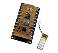 Hndhbfgrt Module de Suivi -45686+ QMC6309 avec Carte Pro Micro NRF52840 et Batterie pour Les Trackers SlimeVR et Smol