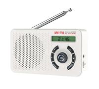 Hndhbfgrt Récepteur Radio Numérique Portable FM/AM/SW Haut-Parleur Bluetooth Hi-FI Stéréo 3W Système Radio Trois Bandes