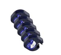 HndkCsunY 5 10 Pack 91201 91200 Ruban d'étiquettes Compatible 91331 12267 91202 91203 12mm LT Ruban Compatible avec imprimante d'étiquettes LT 100H 100T(5PK Paper White)