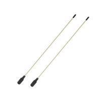 HNDRBD Antenne GMRS double bande VHF UHF SMA femelle flexible 155/462 MHz, compatible for les talkies-walkies for Baofeng 136-174/400-520 Antenne d'interphone(2pcs-Transparent)
