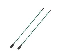 HNDRBD Antenne GMRS double bande VHF UHF SMA femelle flexible 155/462 MHz, compatible for les talkies-walkies for Baofeng 136-174/400-520 Antenne d'interphone(2pcs-Green)