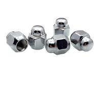 HNDRBD Écrou de goujon roue chromé M12x1,50 for Hyundai Sonata Elantra Tucson 52950-14140, 52950-M1000, 52950-14120, 52950-14100 Écrou de boulon de roue(Nuts 10pcs)