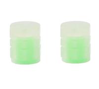 HNDRBD For mini bouchons de valve pneu lumineux et colorés, for voiture moto, couvercle, moyeu roue, décoration, accessoires automobiles Couvercle de soupape(2Pcs Green)