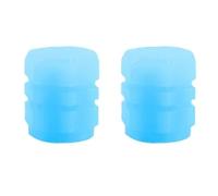 HNDRBD For mini bouchons de valve pneu lumineux et colorés, for voiture moto, couvercle, moyeu roue, décoration, accessoires automobiles Couvercle de soupape(2Pcs Blue)