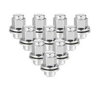 HNDRBD Lot de 10 écrous roue chromés bombés M12 x 1,5 for Jaguar F-Type 2014-2021 XE 2017-2020 C2C35294/C2C35294010 Écrou de boulon de roue