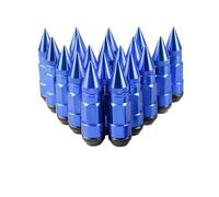 HNDRBD Lot de 20 écrous roue en aluminium for voiture course, for pointe allongée, adaptés for pièces automobiles for Subaru M12 x 1,25/M12,5 Écrou de boulon de roue(Blu,M12x1.25)