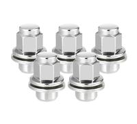 HNDRBD Lot de 5 écrous roue bombés chromés M12 x 1, for Jaguar XE XF XFR-S XKR-S XJ XJR XK XKR n° C2C35294/C2C35294010 Écrou de boulon de roue