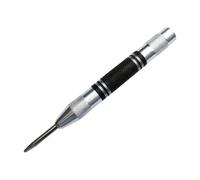 HNDRBD Perforateur central automatique, marqueur de trous, bois, métal, acier, ressort, adapté au localisateur perceuse Kerner, poinçon robuste, menuiserie, outil manuel foret(Center Punch 1pc)