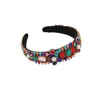 Hndudnff Serre-tête avec strass pour femme - Événement formel - Serre-tête étroit - Taille 8