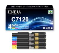 HNEJA Cartouche De Toner Compatible pour Xerox Versalink C7120 C7125 C7130 Imprimante, 006R01824 006R01825 006R01826 006R01827, Remplacement De Cartouches De Toner, Haut Rendement,4 Colors-1 Pack