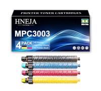 HNEJA Cartouche De Toner De Remplacement MPC3003 pour Ricoh MP C3003 C3503 C4503 C5503 C6003 C3004 C3504 C4504 C5504 C6004 Imprimante,4 Colors-1 Pack