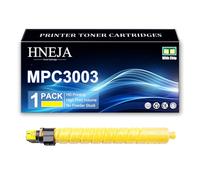 HNEJA Cartouche De Toner De Remplacement MPC3003 pour Ricoh MP C3003 C3503 C4503 C5503 C6003 C3004 C3504 C4504 C5504 C6004 Imprimante,Yellow-1 Pack