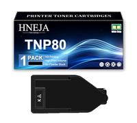 HNEJA Cartouche De Toner De Remplacement TNP80, Cartouches De Toner Compatibles TNP80K TNP80C TNP80M TNP80Y pour Konica Minolta Bizhub C3320i Imprimante,Black-1 Pack