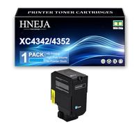 HNEJA Cartouche De Toner De Remplacement XC4342, Cartouches De Toner Compatibles 24B7518 24B7515 24B7516 24B7517 pour Lexmark XC4342 XC4352 Imprimante,Cyan-1 Pack