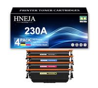 HNEJA Cartouche Toner 230A pour HP 4201dn 4201dw 4202dn 4202dw 4203dn 4203dw 4303dwe 4302dwe 4301dwe Imprimante, Remplacement Cartouches Toner Compatibles W2300A W2301A W2302A W2303A,4 Colors-1 Pack