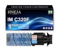 HNEJA Cartouche Toner IM C320F, Cartouches Toner Compatibles 842656 842657 842642 842643 pour Ricoh IM C320F Imprimante,Cyan-1 Pack