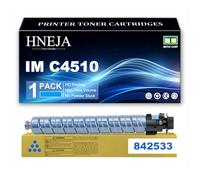 HNEJA Cartouche Toner IM C4510, Compatible Cartouches Toner 842530 842533 842532 842531 pour Ricoh IM C4510 C5510 C6010 Imprimantes,Cyan-1 Pack