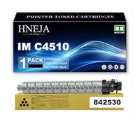 HNEJA Cartouche Toner IM C4510, Compatible Cartouches Toner 842530 842533 842532 842531 pour Ricoh IM C4510 C5510 C6010 Imprimantes,Black-1 Pack