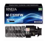 HNEJA Cartouche Toner M C320FW, Cartouches Toner Compatibles 842656 842657 842642 842643 pour Ricoh M C320FW M C320FSE Imprimante,Black-1 Pack