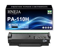 HNEJA Cartouche Toner Remplacement PA-110H pour Pantum P1000 P1050 P2000 P2010 P2050 M5000 M5005 M6000 M6005 Imprimante,Black-1 Pack