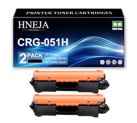HNEJA Cartouches Toner CRG-051H (2169C002) pour Canon ImageCLASS MF264dw MF266dn MF267dw MF269dw MF262dw MF263 MF263dn LBP162dw LBP161dn Imprimante | Rendement Élevé | 4000 Pages,Black-2 Pack