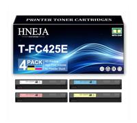 HNEJA Cartouches Toner T-FC425E pour Toshiba E-Studio 2020AC 2520AC 2525AC 3025AC 4525AC 5525AC Imprimante, Remplacement Cartouches Toner T-FC425EK T-FC425EC T-FC425EM T-FC425EY,4 Colors-1 Pack