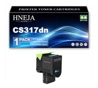 HNEJA CS317dn Toner CS730de, Compatible 71B2HK0 71B2HC0 71B2HM0 71B2HY0 | pour Lexmark CX317dn CX417de CX517de CS317dn CS417dn CS517de Imprimante,Cyan-1 Pack