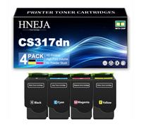 HNEJA CS317dn Toner CS730de, Compatible 71B2HK0 71B2HC0 71B2HM0 71B2HY0 | pour Lexmark CX317dn CX417de CX517de CS317dn CS417dn CS517de Imprimante,4 Colors-1 Pack