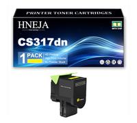 HNEJA CS317dn Toner CS730de, Compatible 71B2HK0 71B2HC0 71B2HM0 71B2HY0 | pour Lexmark CX317dn CX417de CX517de CS317dn CS417dn CS517de Imprimante,Yellow-1 Pack