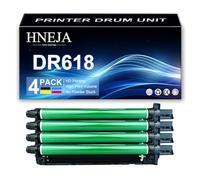 HNEJA Unité Imagerie DR618, Unité Tambour Compatible DR618BK DR618C DR618M DR618Y pour Konica Minolta Bizhub C450i C550i C650i Imprimante | Haut Rendement | 120 000 Pages,4 Colors-1 Pack