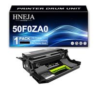 HNEJA Unité Tambour 50F0ZA0 pour Lexmark MX410de MX510de MX511de MX511dhe MX511dte MX610de MX611de MX611dhe MX611dte MS310d MS310dn MS312dn MS610dte MS610dtn MS617dn Imprimante,Black-1 Pack