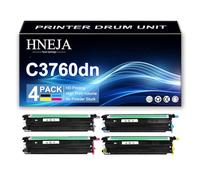 HNEJA Unité Tambour C3760dn, Compatible TWR5P 331-8434 59J78 Unité Imagerie pour Dell S3840cdn S3845cdn C2660dn C2665dnf C3760n C3760dn C3765dnf Imprimante,4 Colors-1 Pack