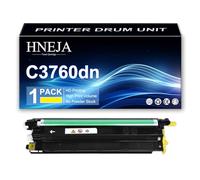 HNEJA Unité Tambour C3760dn, Compatible TWR5P 331-8434 59J78 Unité Imagerie pour Dell S3840cdn S3845cdn C2660dn C2665dnf C3760n C3760dn C3765dnf Imprimante,Yellow-1 Pack