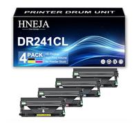 HNEJA Unité Tambour DR241CL pour Brother DCP-9020CDW MFC-9330CDW MFC-9140CDN MFC-9340CDW HL-3140 HL-3140W HL-3150CDW HL-3170CDW Imprimantes | Haut Rendement | 15 000 Pages,4 Colors-1 Pack