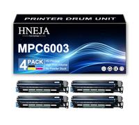 HNEJA Unité Tambour MPC6003 pour Ricoh MP C3003 MP C3503 MP C4503 MP C5503 MP C6003 Imprimante,4 Colors-1 Pack