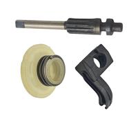 HNFCQXMYOZ Kit de ramassage d'huile, pignon d'arbre de Piston d'huile, engrenage à vis sans Fin, adapté à la tronçonneuse 350 353 359 445 450 345 340 346XP E