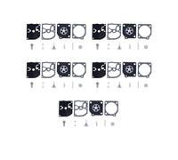 HNFCQXMYOZ Kit de réparation de carburateur adapté for RB-45 C1Q-EL1 C1Q-EL6 C1Q-M43 40 45 49 55 51 240R 245R 400 tronçonneuse(5 Sets)